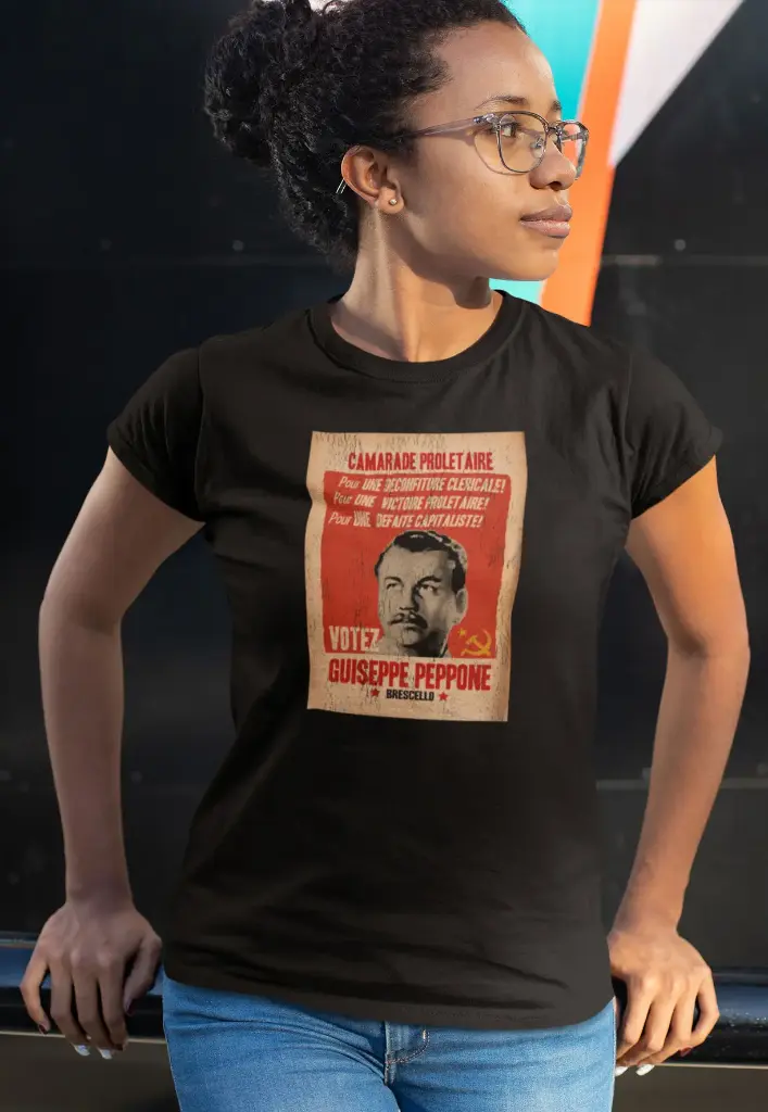 VOTEZ PEPPONE (MUJER, NEGRO, XS)