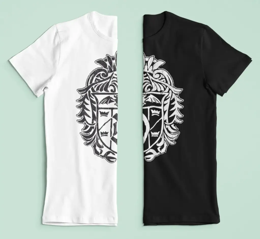 DRACULA BLASON (MUJER, NEGRO, XS)