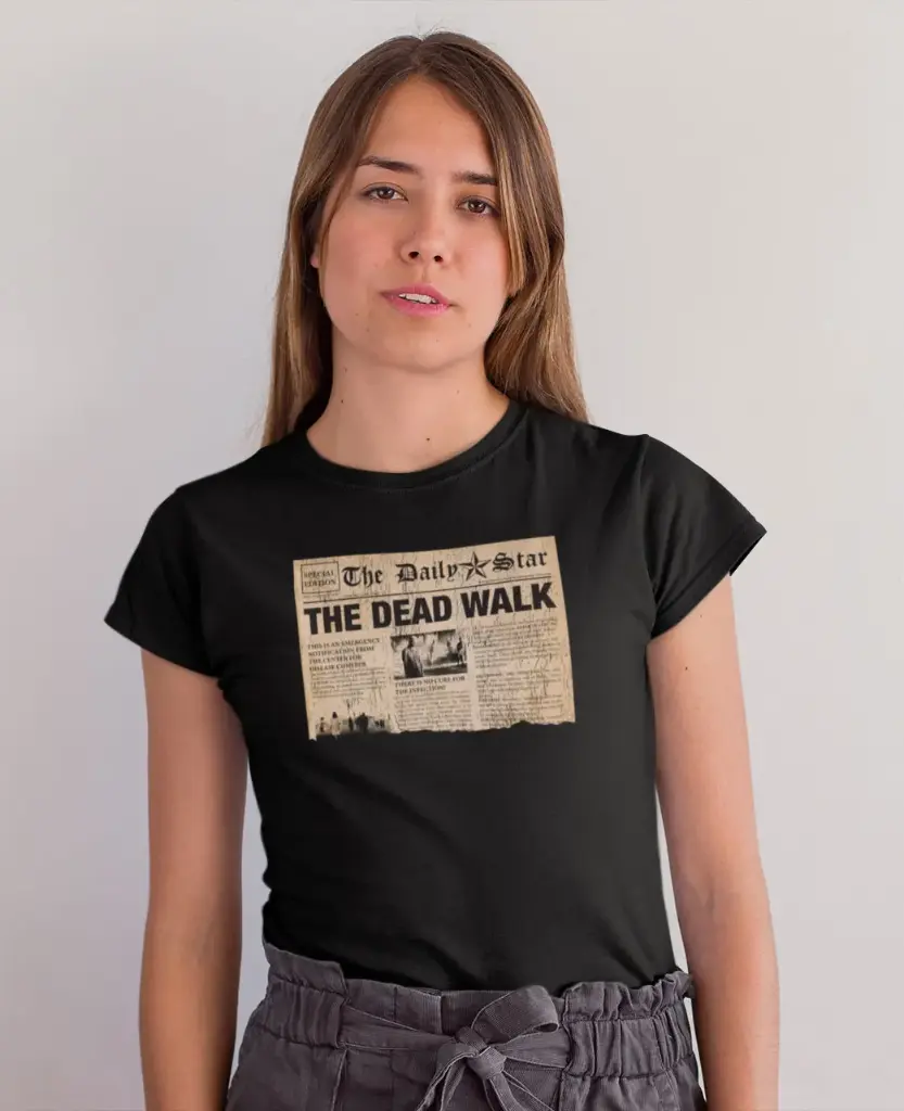 THE DEAD WALK (MUJER, NEGRO, XS)